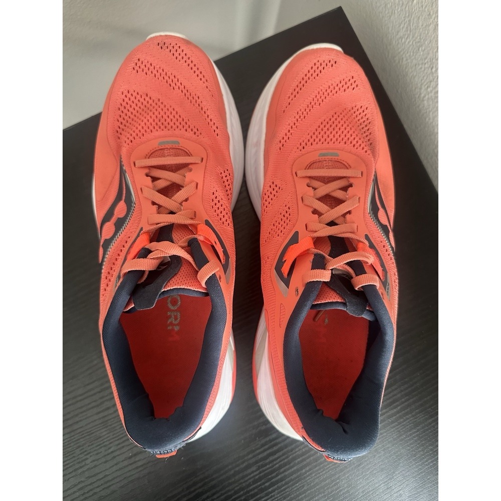 Saucony Guide 15 Womens Running Walking Shoes Orange Athletic Sneakers Size 10.5 - Picture 7 of 9